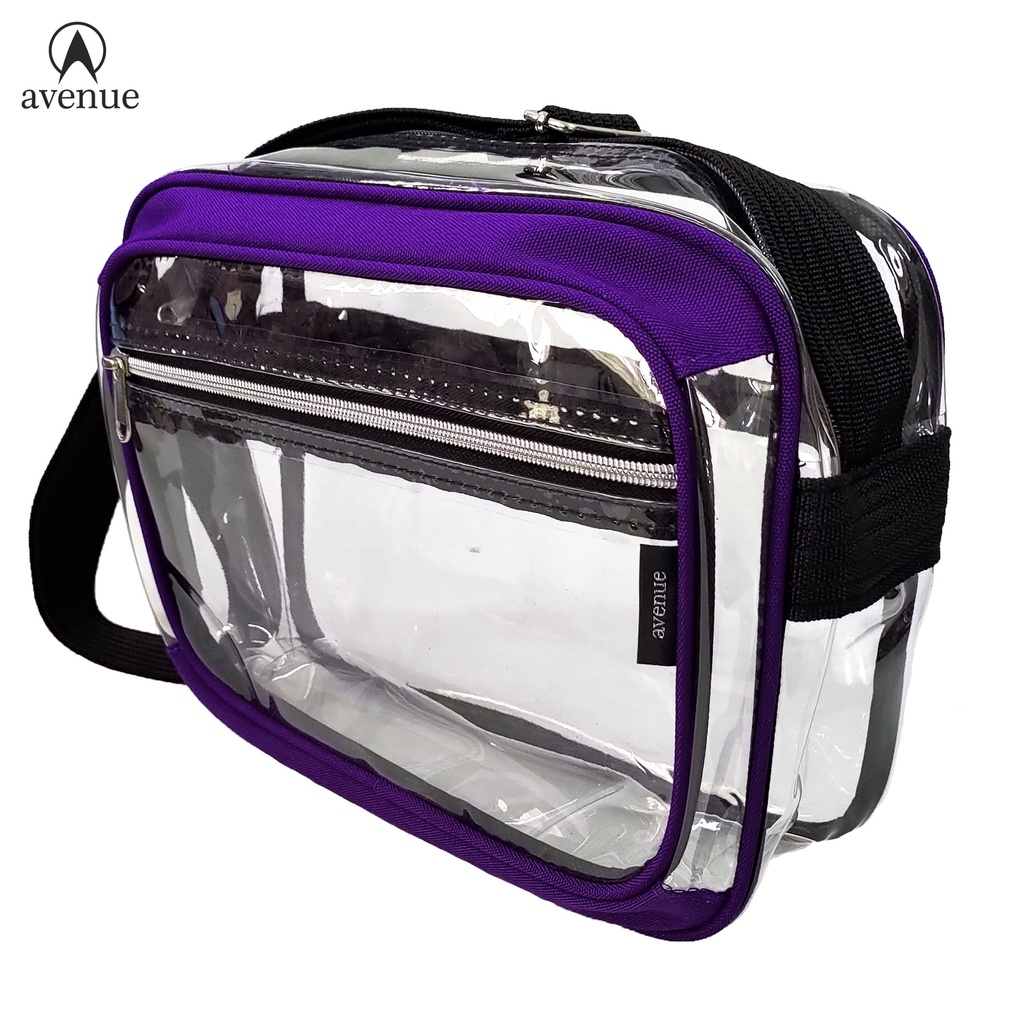 Avenue Transparent PVC Clear Sling Bag 515 Shoulder Bag Thick Plastic