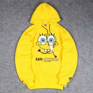 Aape Hoodie AAPE x Spongebob Yellow Ready With tag Rare Items | Shopee  Philippines