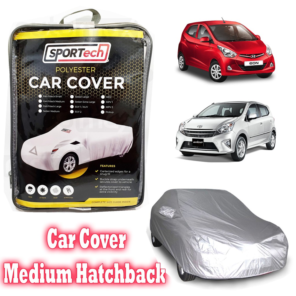 Sportech Car Cover Hatchback Polyester waterproof and Dustproof Fit for