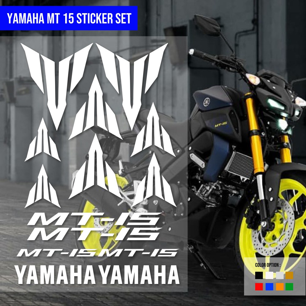 Yamaha MT 15 MT15 Logo Sticker Set | Shopee Philippines