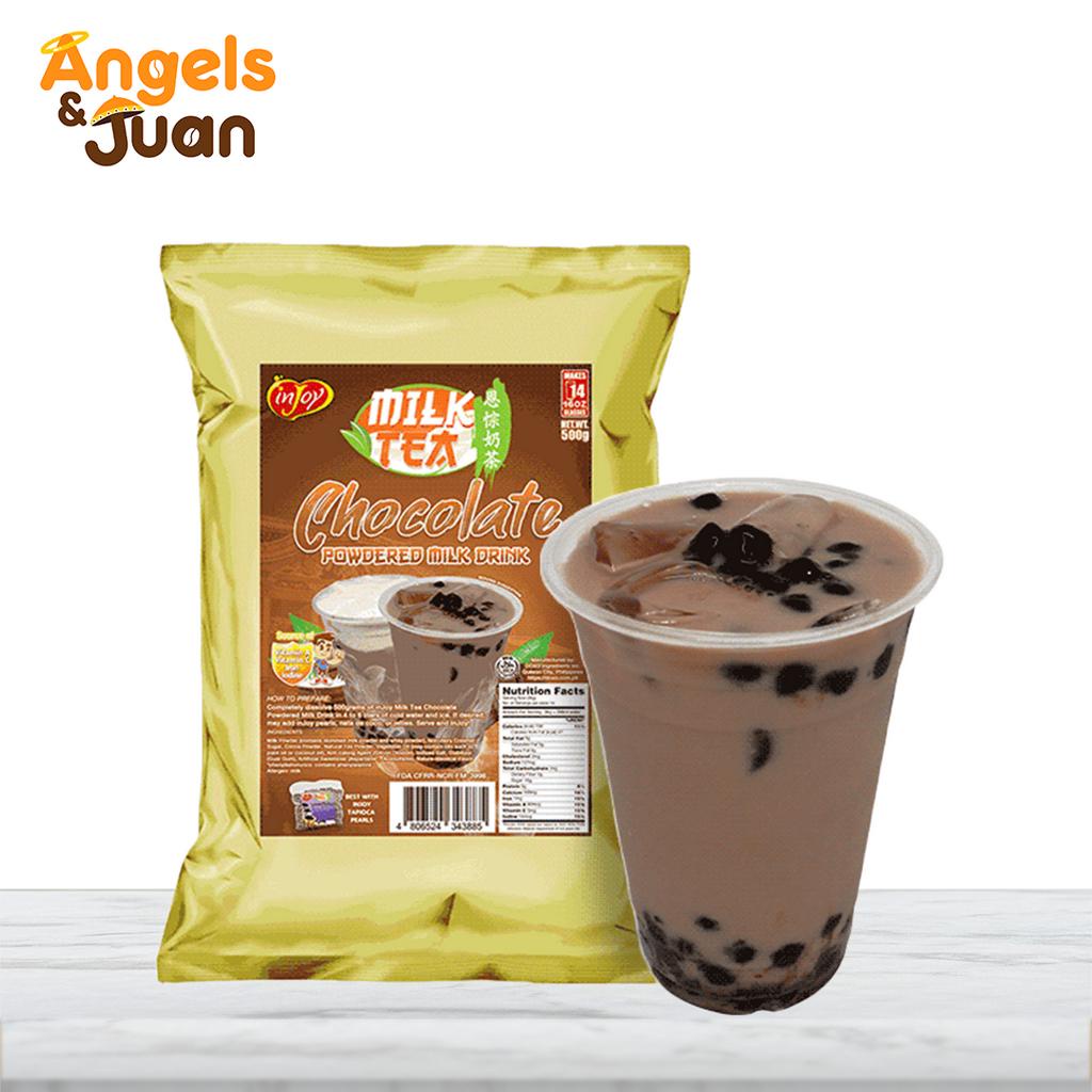inJoy Chocolate Powdered Milk Tea Drink 500g Shopee Philippines