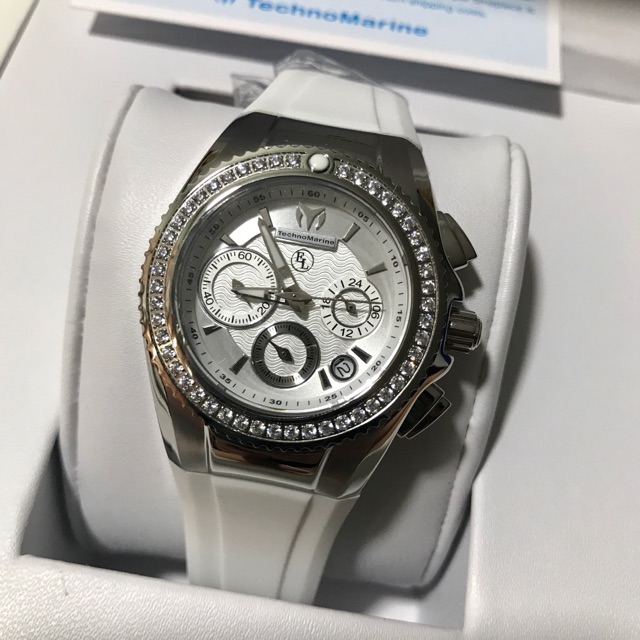 Technomarine Eva Longoria 34mm Chronograph Watch TM416001 Shopee Philippines