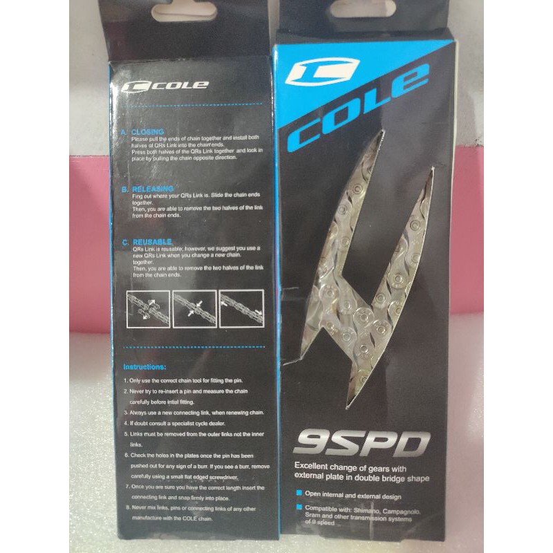 Bike Chain Cole Chain 9 speed Shopee Philippines