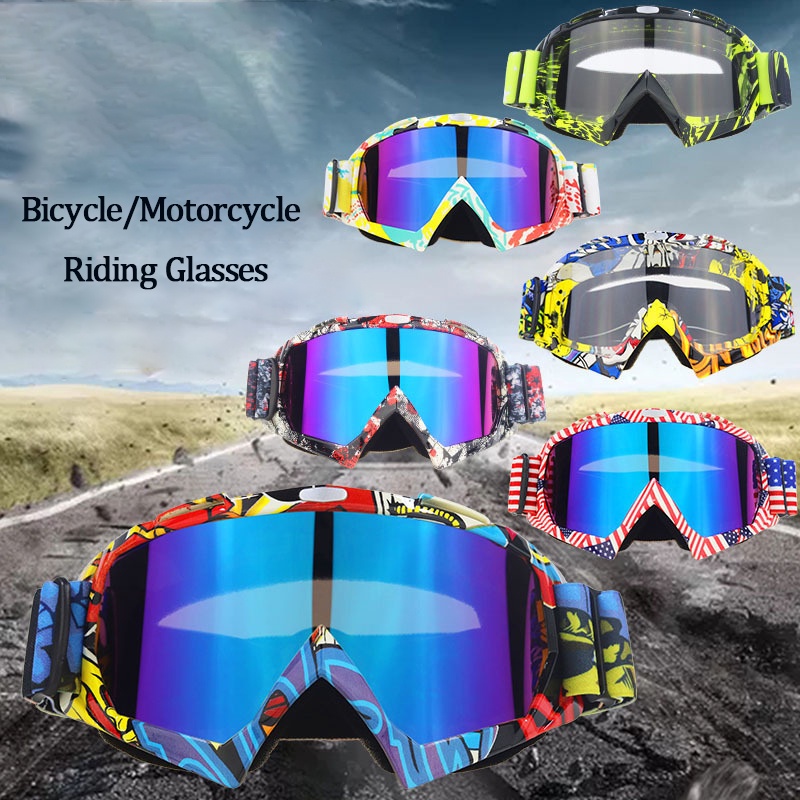 Cycling glasses Bicycle motorcycle off-road goggles Outdoor glasses Helmet  goggles Rider equipment men and women outdoor glasses - Main Image