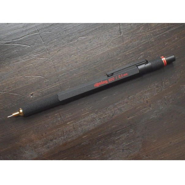 rOtring 800 Retractable Mechanical Pencil, 0.5 mm, Black Barrel