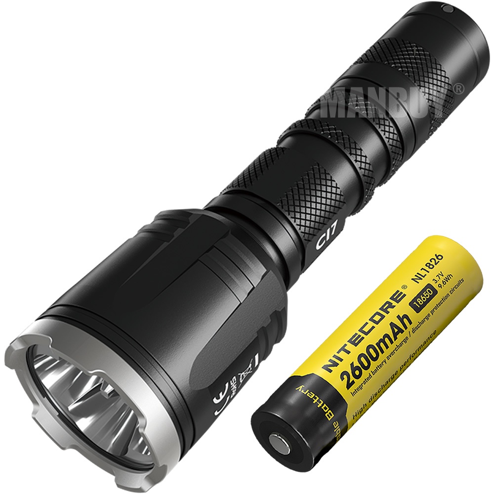 NITECORE CI7 2500 Lumens LED Dual Output White Light 7000mW IR ...