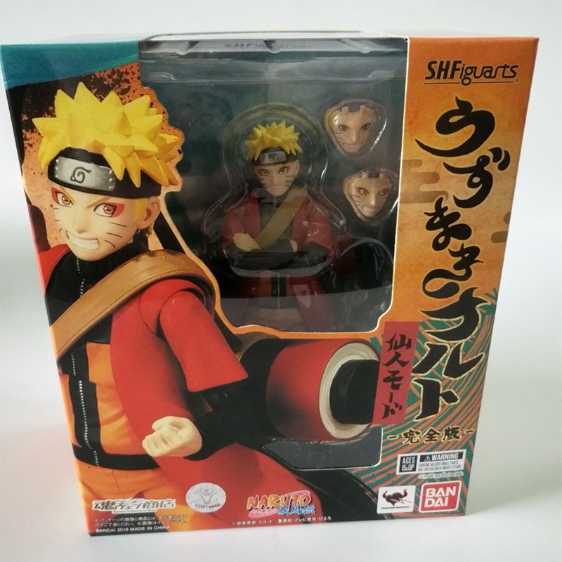 SHF S.H.Figuarts Naruto Shippuden Action Figure Naruto Uzumaki Sennin ...