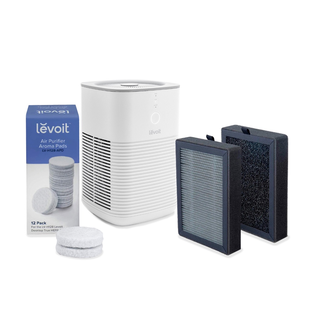Levoit Air Purifier LVH128 Desktop Set With Extra Filter and Aroma