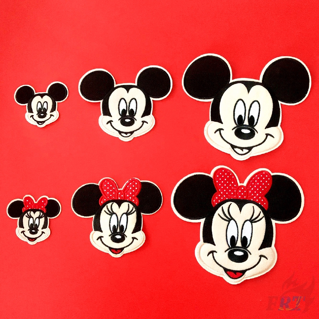 ☸ Mickey Mouse S-10 Patch ☸ 1Pc Disney Mickey & Minnie Diy Sew on Iron ...