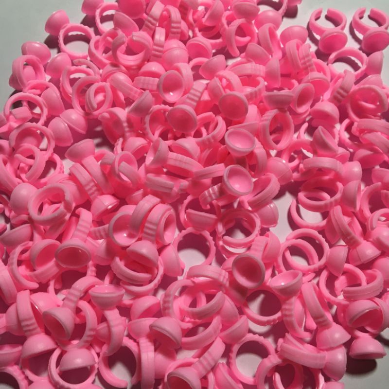 EYELASH GLUE FAN CUP RINGS HOLDER CONTAINER (10pcs) | Shopee Philippines