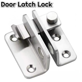 Barn Door Lock 2PCS 8 Inch Cabin Hook Eye Latch Wind-Proof Lock Shed  Stainless Steel Gate Door Window Safety Stopper Silent Holders Catch Lock  with