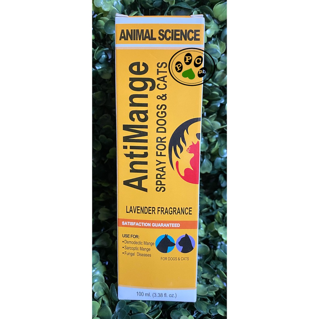 Animal Science Anti Mange Spray 100ml for Dogs and Cats Shopee