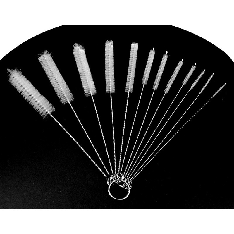BRUSH 12Pcs/Set Utility Nylon Straw Brush Cleaner Bottle Tube Pipe ...
