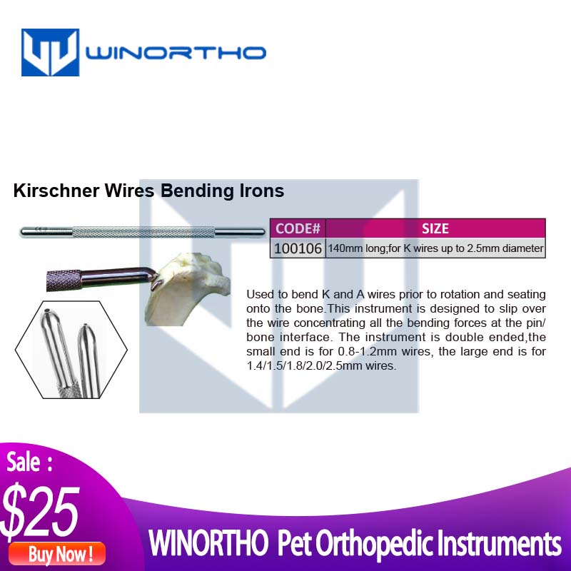 kirschner wires bending irons Veterinary Instrument equipments products