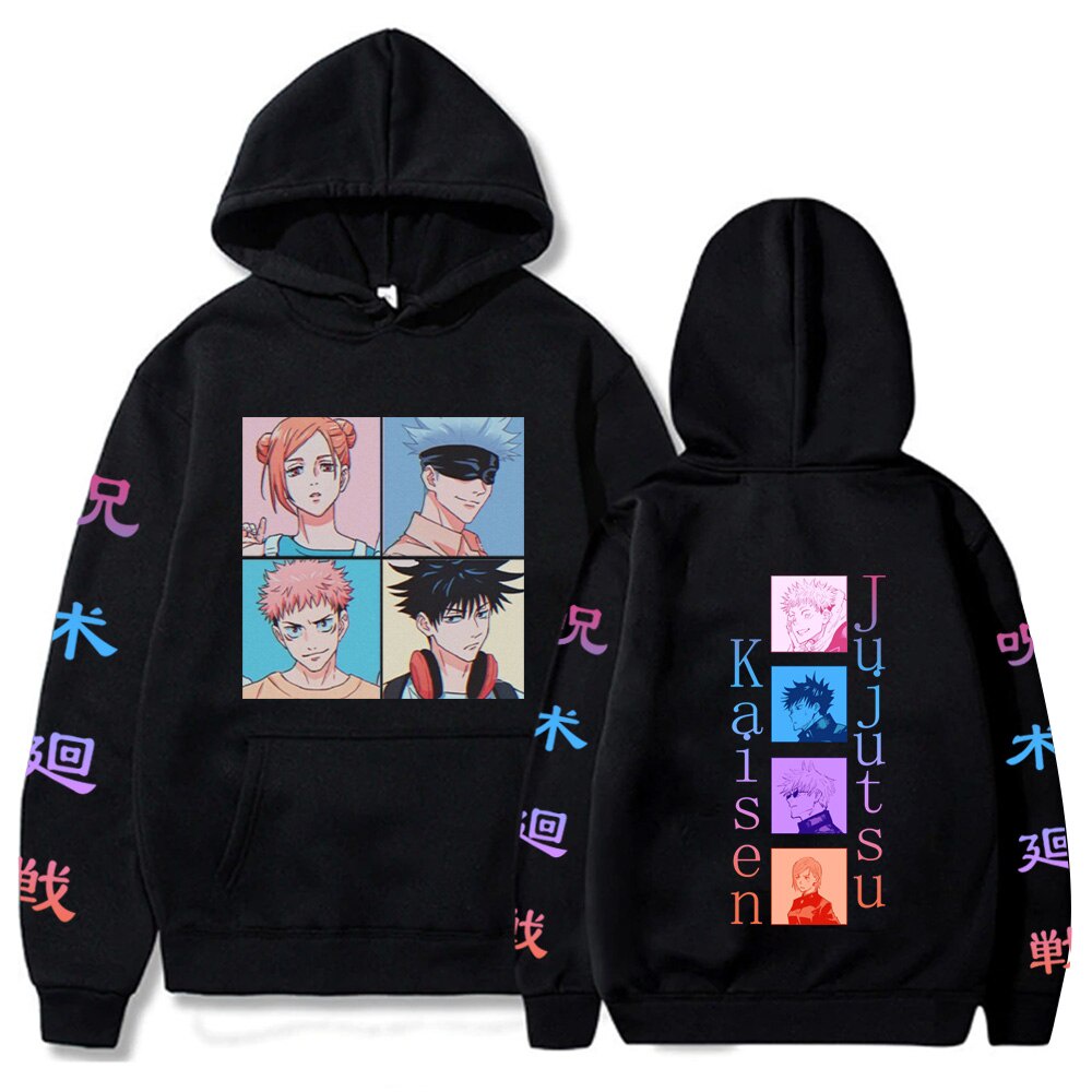 Japan Anime Jujutsu Kaisen Hoodies Clothes Harajuku Itadori ...