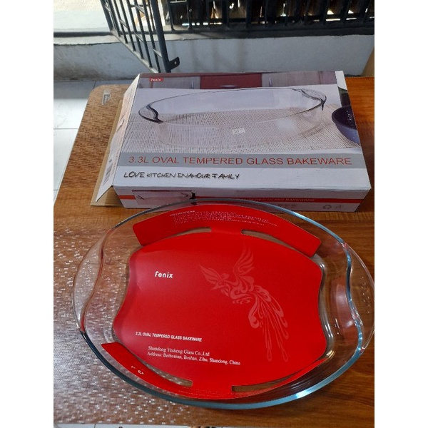 Fenix oval glassware tempered Shopee Philippines
