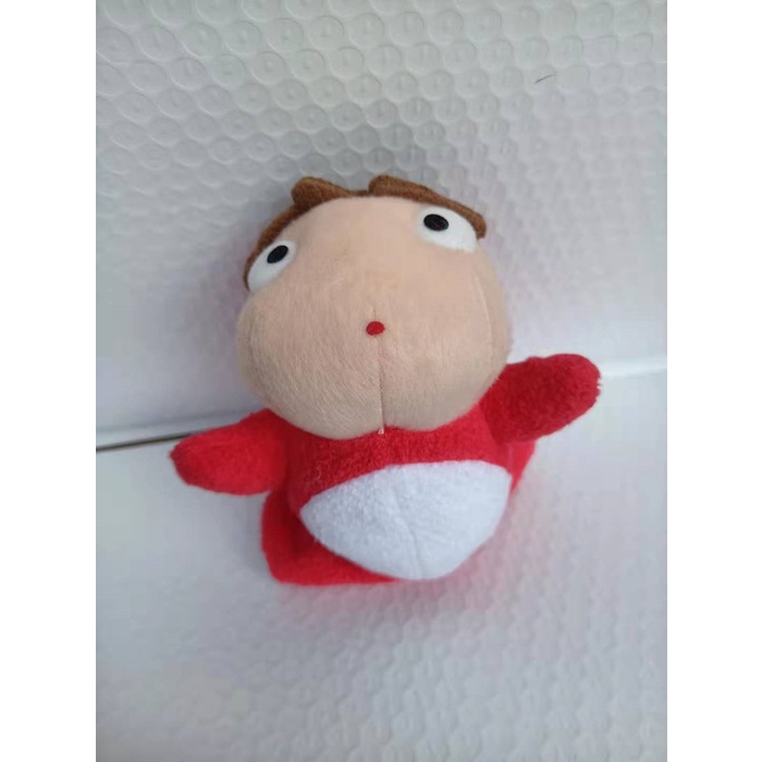 Ponyo Plush Doll With Bucket And Hat – 15cm Soft Toy From Miyazaki's Film