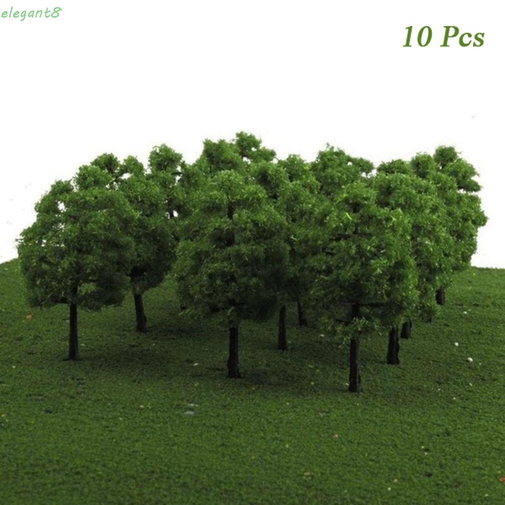 ELEGANT 10pcs Model Trees for Kids Railway Layout Trees Toys