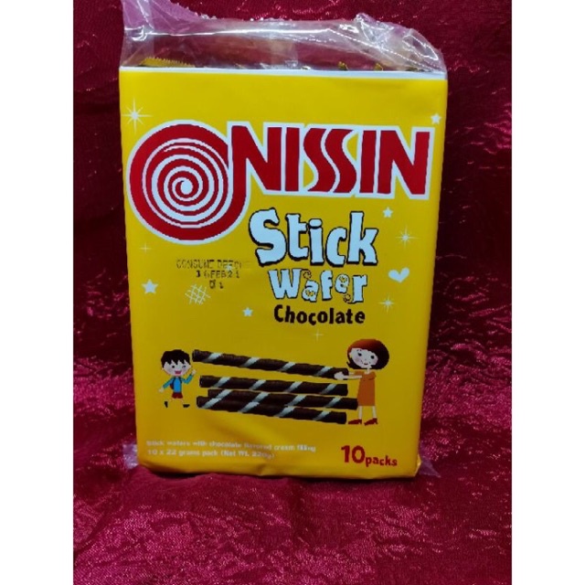 Nissin Stick Wafer Chocolate10x22g Shopee Philippines