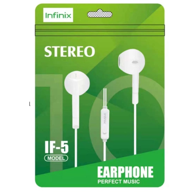 Infinix Tecno Headset Wired Magnetic Earphone 35mm Bass Subwoofer