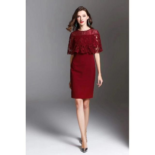 Semi formal shop maroon dress