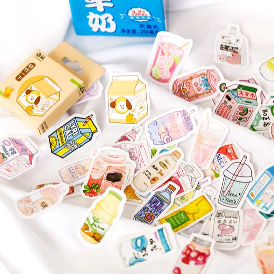 Sticker Set Box According to Color Tone Decorative Stickers for Books ...