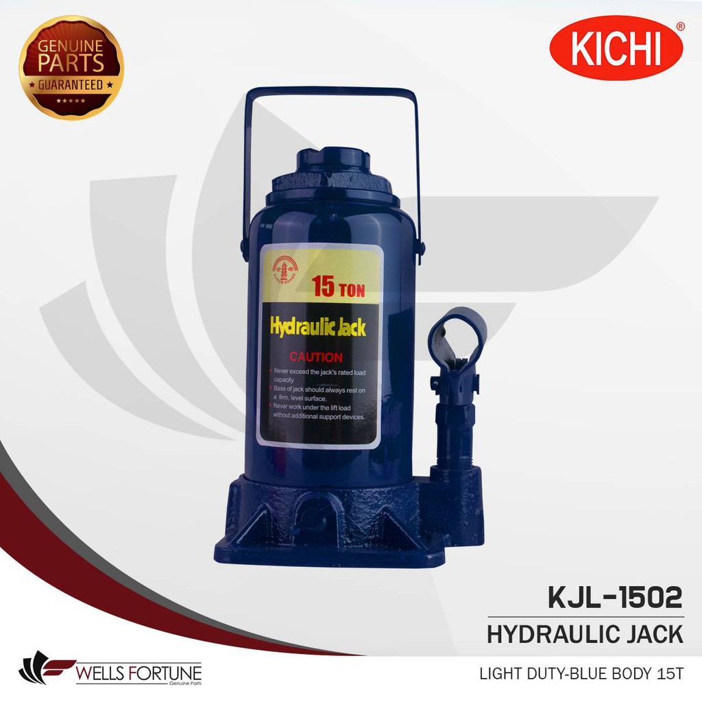 KICHI HYDRAULIC JACK FLOOR JACK BOTTLED JACK LIGHT DUTY BLUE BODY 15