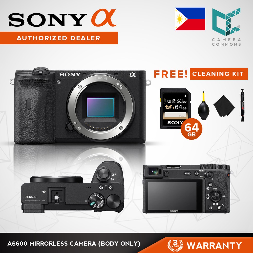 Sony ILCE-6600 Alpha A6600 Mirrorless Digital Camera Body Only | Shopee ...