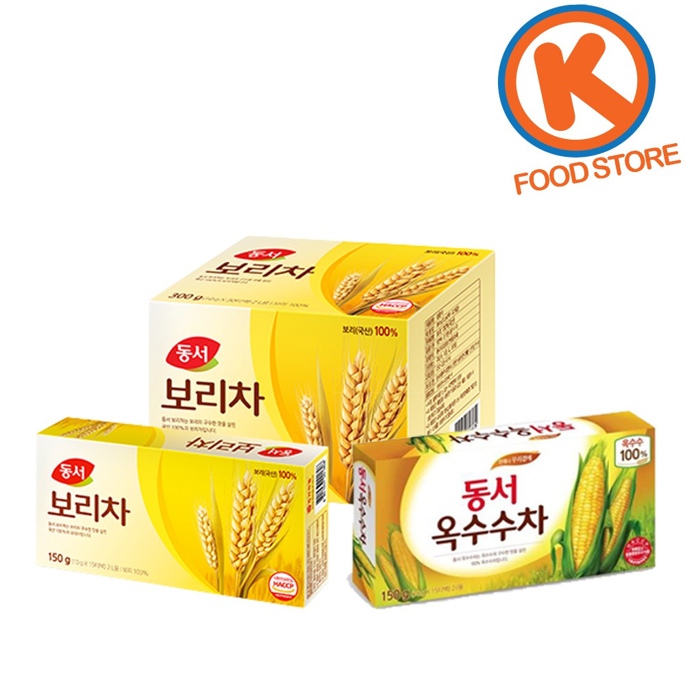 Dongsuh Roasted Barley Tea/Corn Tea Bags 150g/300g(15/30 bags)/Boricha