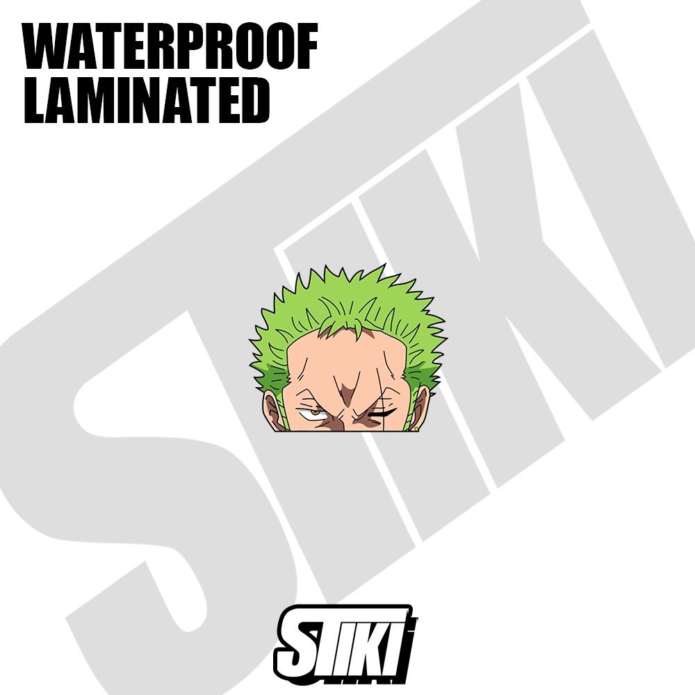 AquaFlask One Piece Strawhat Peeking Vinyl Sticker WATERPROOF | Shopee ...