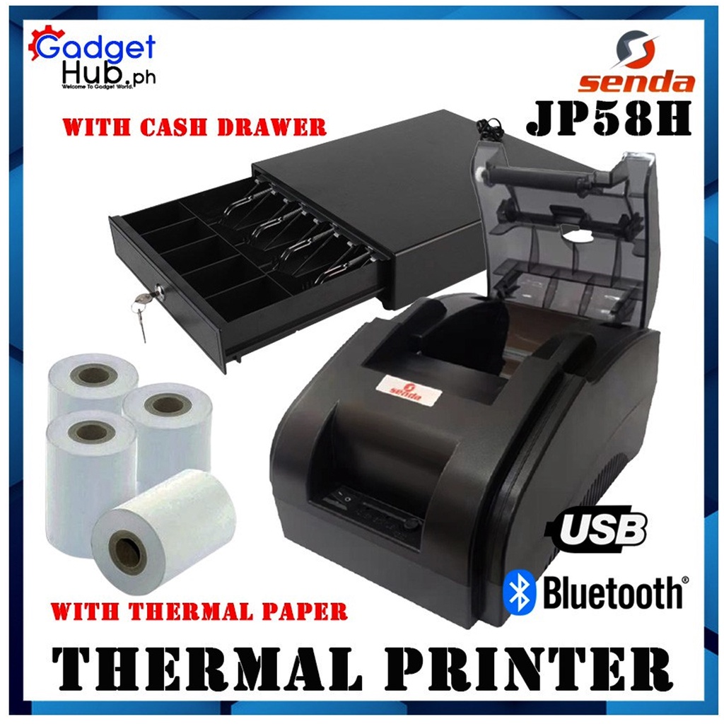 XPRINTER XP58H or SENDA JP58H Thermal Receipt Printer, 58mm*45mm