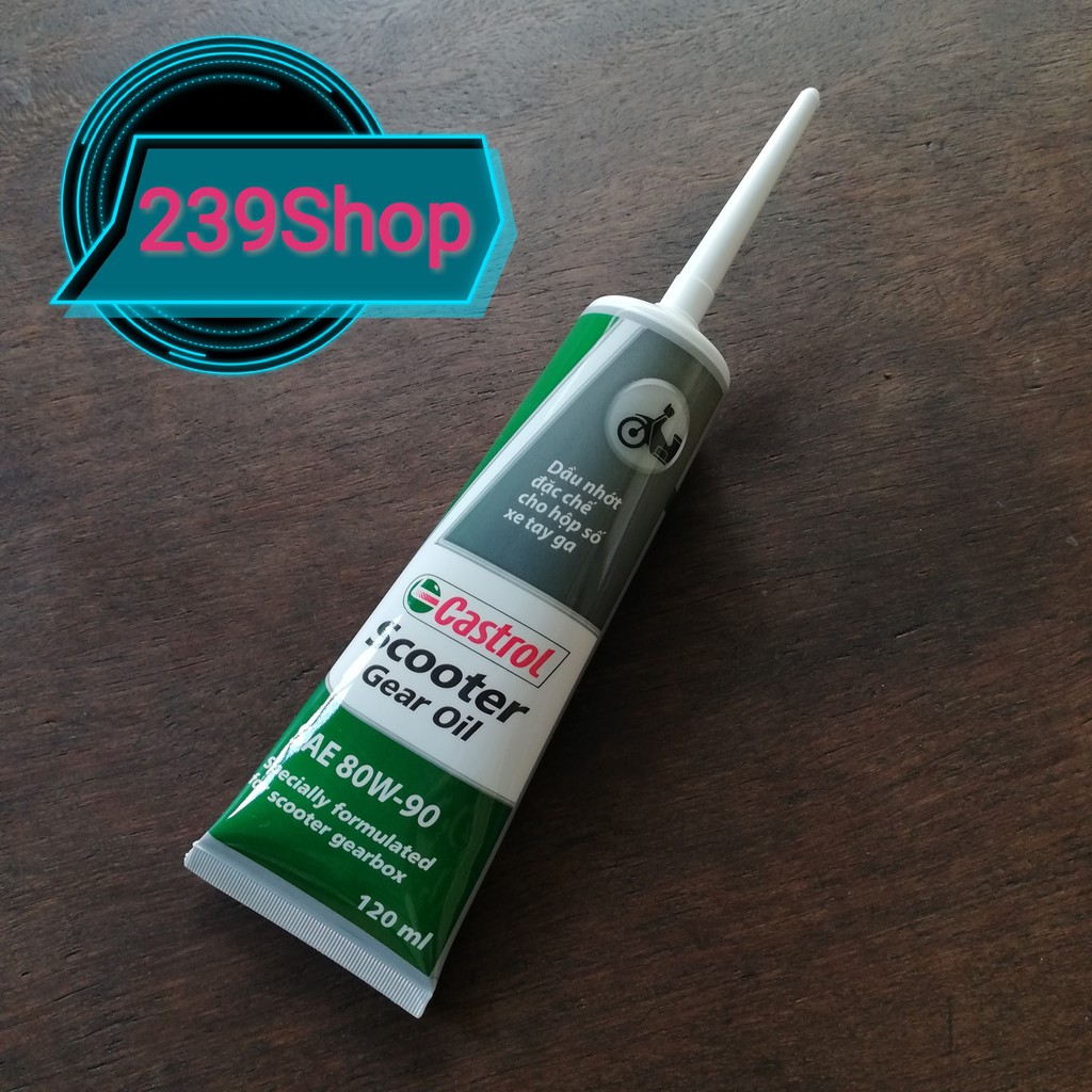 Castrol Scooter Gear Oil 80W90120ml Shopee Philippines