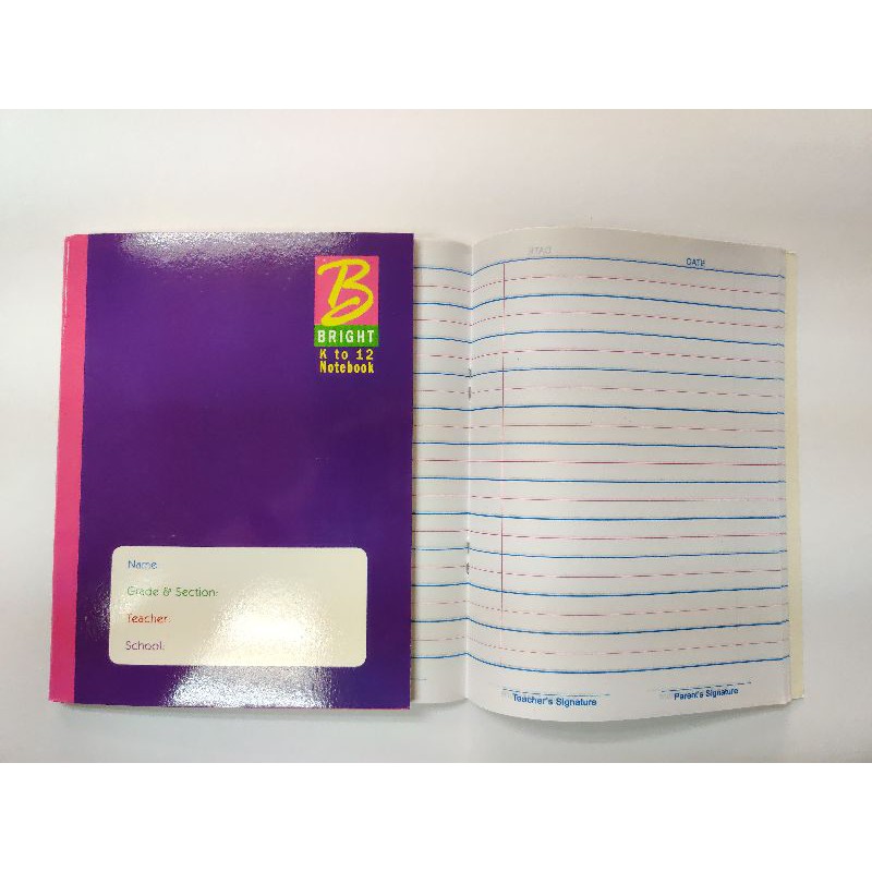 Bright K 12 Writing Notebook Big Spacing Shopee Philippines