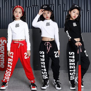 Lolanta Girls Hip Hop Outfit Streetwear Jazz Dance Costume Stage