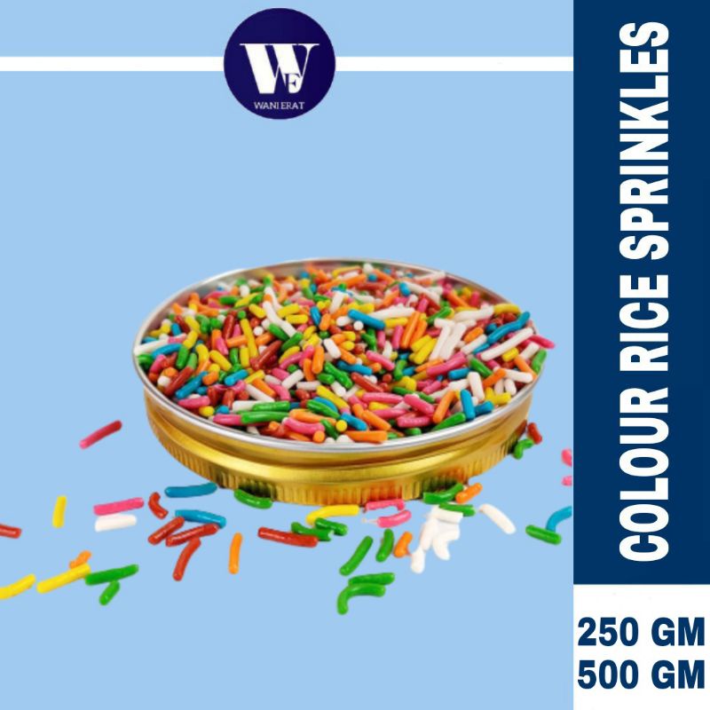 COLOUR RICE SPRINKLES | MANIK URAI | CAKE DECORATIONS | Shopee Philippines