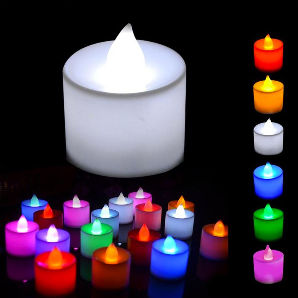 LED Flameless Candle Lamp Tea Lamp Tealight 1192xx | Shopee Philippines