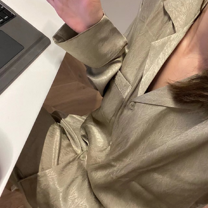 M5XL Plus Size Pajama Terno for Women Silk Sleepwear Nightwear Sense