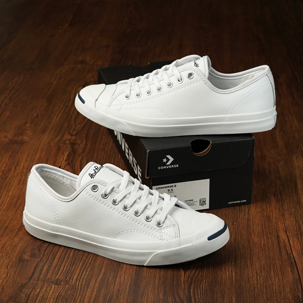 Converse jack clearance purcell white leather