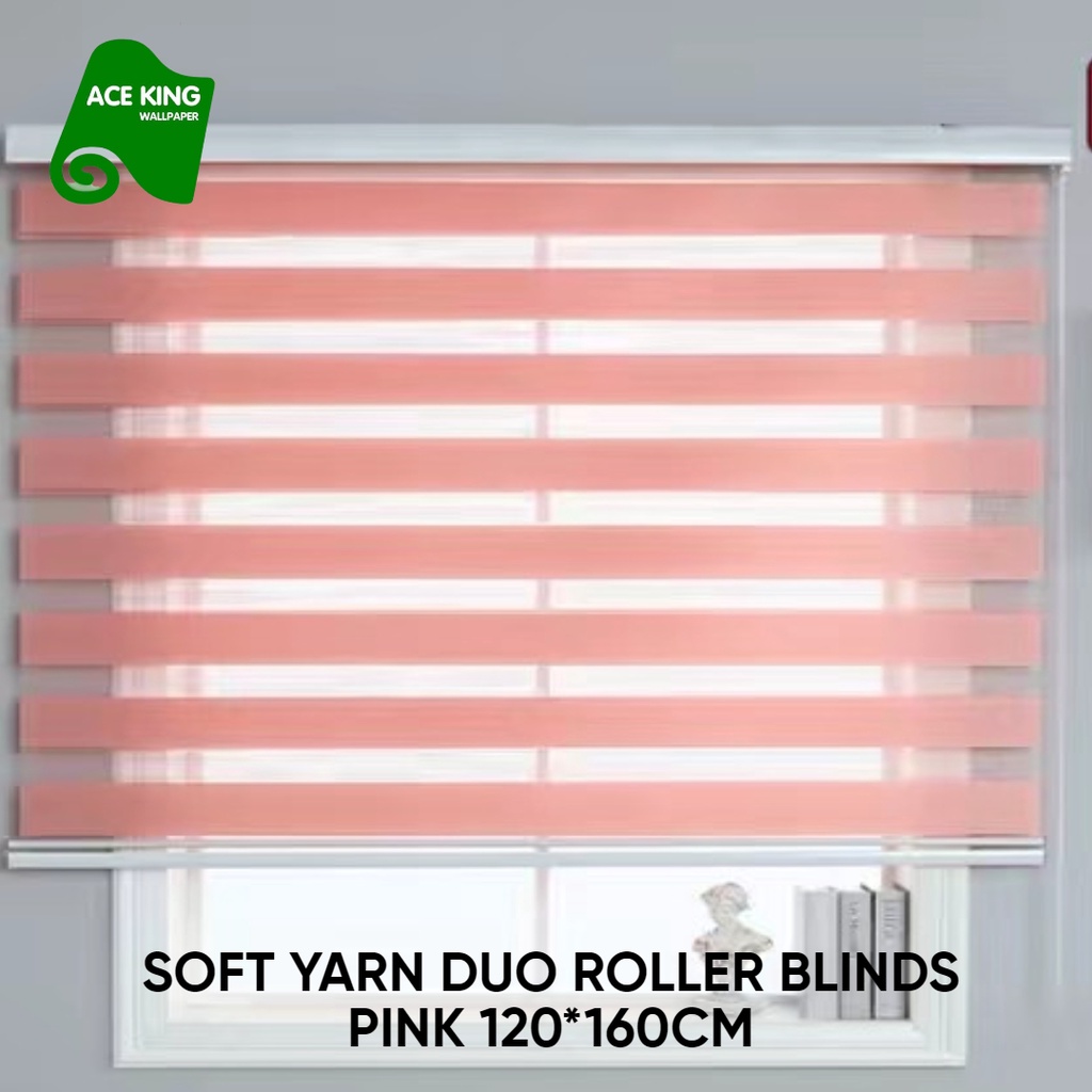 HUB Korean Blinds Duo Roller Blinds Soft Gauze Curtains