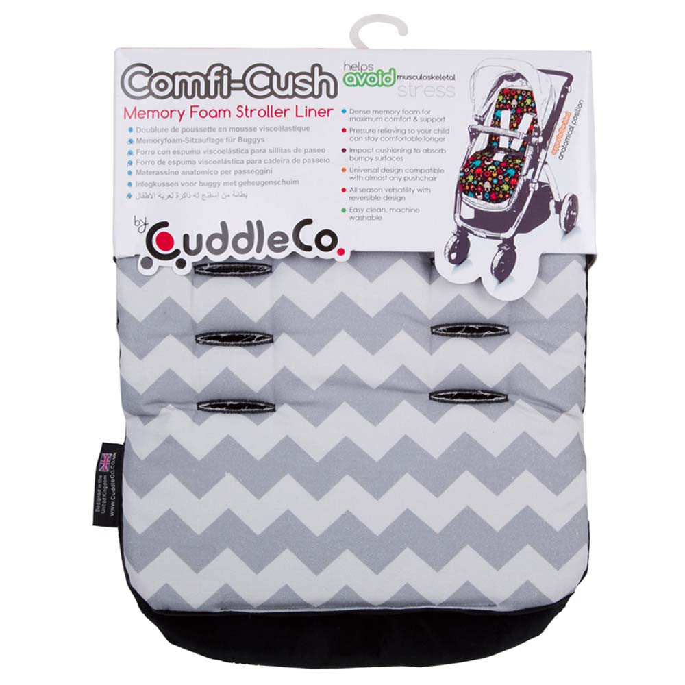 Cuddle Co. Memory Foam Stroller Liner Grey Zigzag Shopee Philippines