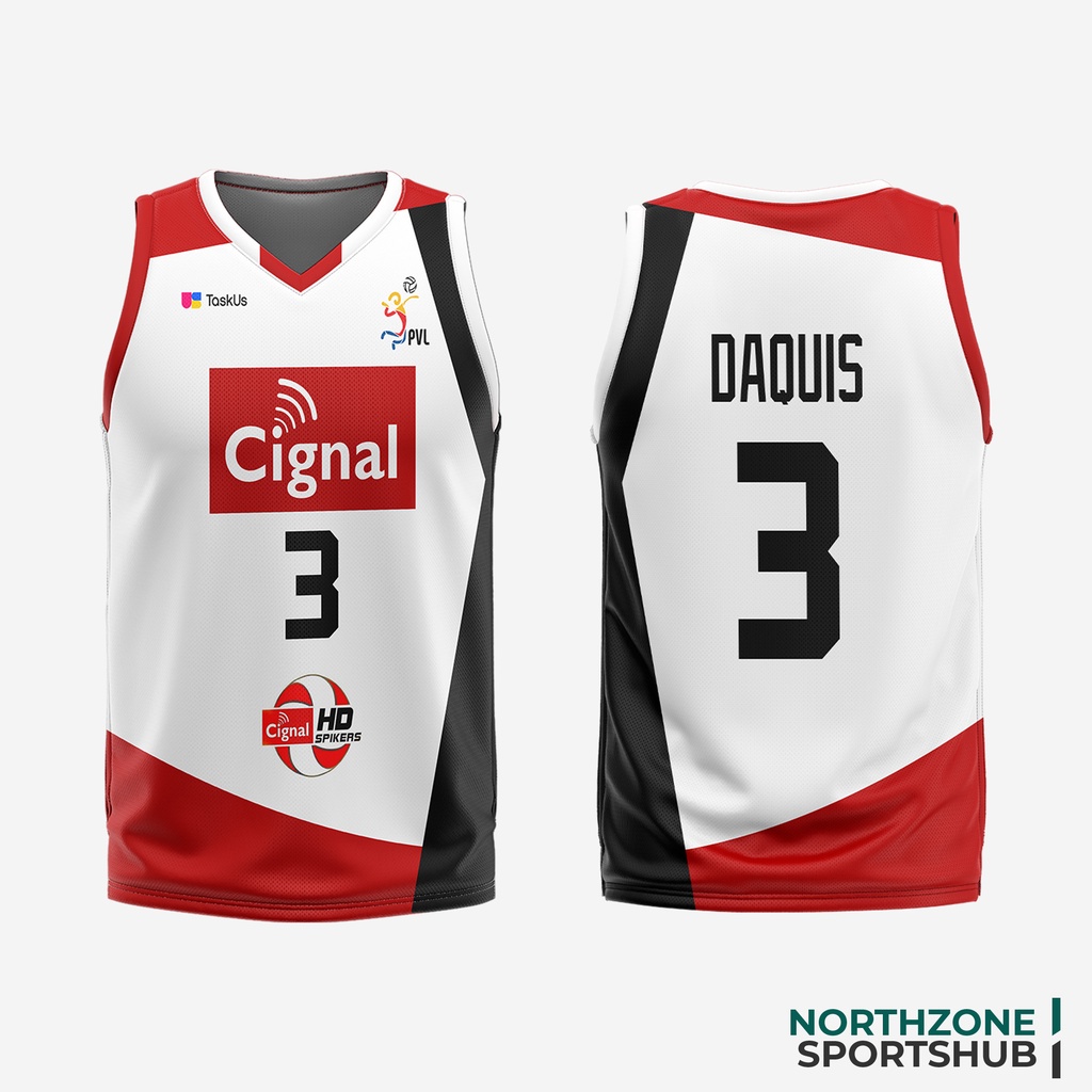 NZ | Cignal HD Spikers Maroon Full Sublimation Volleyball Jersey ...