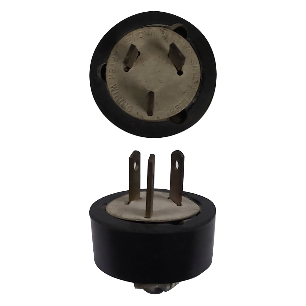 Eagle 3wire Rubber Cap Plug with Clamp 10A/250V Cat No. 853 Shopee
