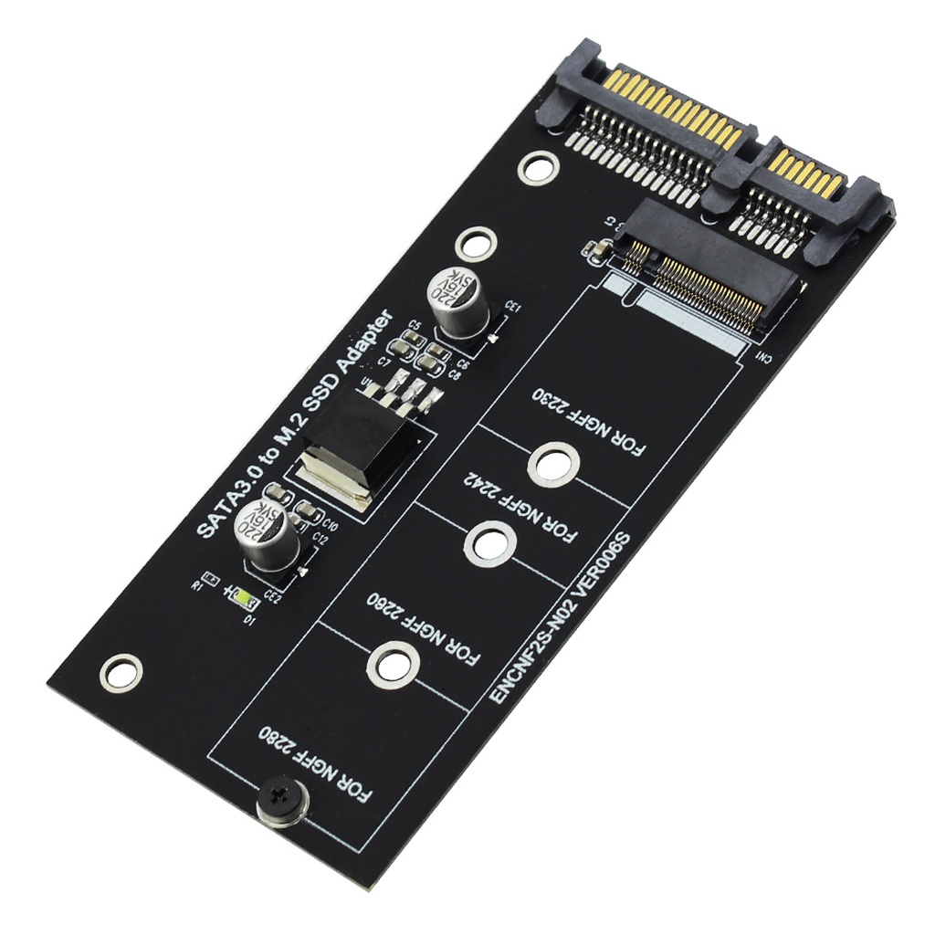 Add On Card M.2 Adapter M2 SATA3 Raiser M.2 to SATA Adapter SSD M2 to ...