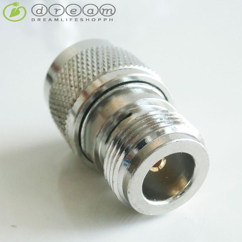 Brass RF Adapter UHF PL259 SO239 To UHF / N Male Plug & Connector...