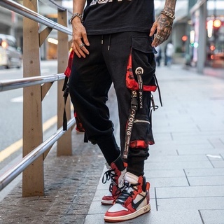 Men's Korean Style Streetwear Hip Hop Joggers Pants | Shopee Philippines