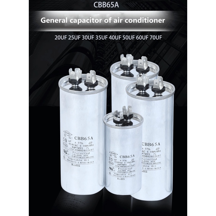 Air conditioning capacitor compressor capacitor 35uf external machine
