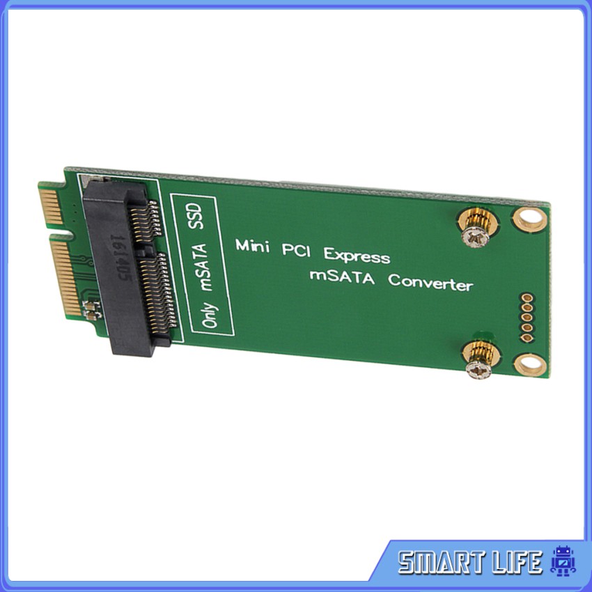 JSER Adaptateur mSATA 3 x 5 cm vers 3 x 7 cm Mini PCI-e SATA SSD pour Asus Eee PC 1000 S101 900 901 900A T91