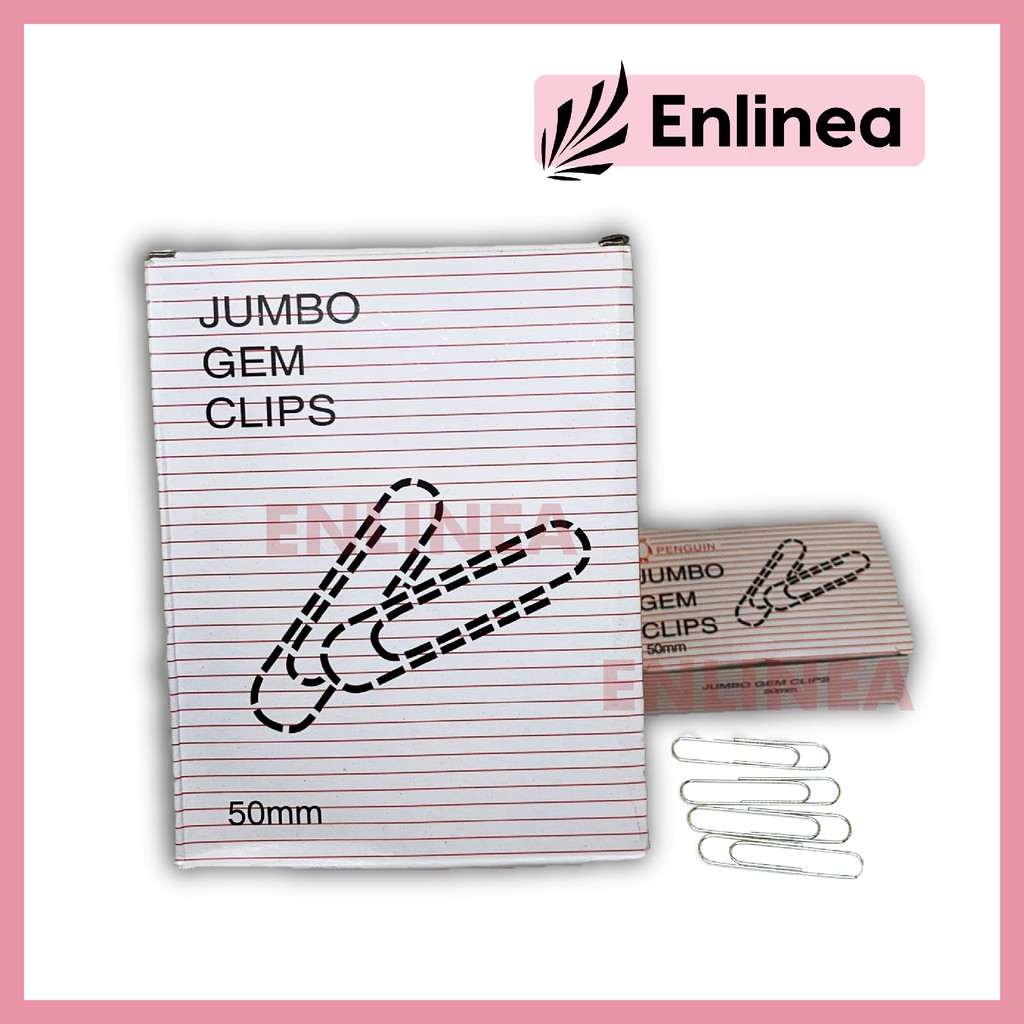 Jumbo Gem Paper Clips 50mm Shopee Philippines