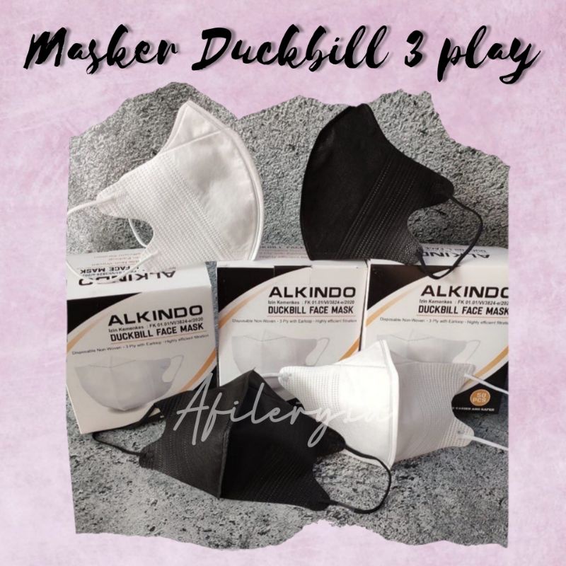 Alkindo Aerloop Duckbill Mask 50 pcs | Shopee Philippines