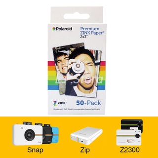 Polaroid Instax 2x3 Inch Premium ZINK Film Photo Paper TWIN PACK 20/50  Sheets For Snap Touch Z2300 SocialMatic Instant Printer